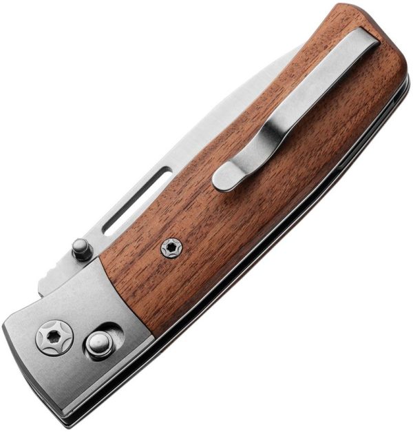 LionSTEEL Nini 2 Crossbar Lock Folding Knife M390 Santos Wood