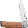 LionSTEEL Nini 2 Crossbar Lock Folding Knife M390 Santos Wood