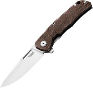 LionSTEEL Q4TTRO Framelock Folding Knife CPM MagnaCut Green Burlap