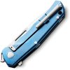 LionSTEEL Q4TTRO Blue Titanium CPM MagnaCut Folding Knife