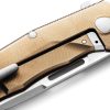 LionSTEEL Q4TTRO Framelock Folding Knife CPM MagnaCut Ti Brown