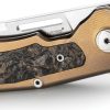 LionSTEEL Q4TTRO Framelock Folding Knife CPM MagnaCut Ti Brown