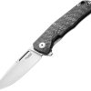 LionSTEEL Q4TTRO Framelock Folding Knife CPM MagnaCut Carbon Fiber