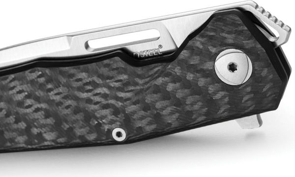 LionSTEEL Q4TTRO Framelock Folding Knife CPM MagnaCut Carbon Fiber