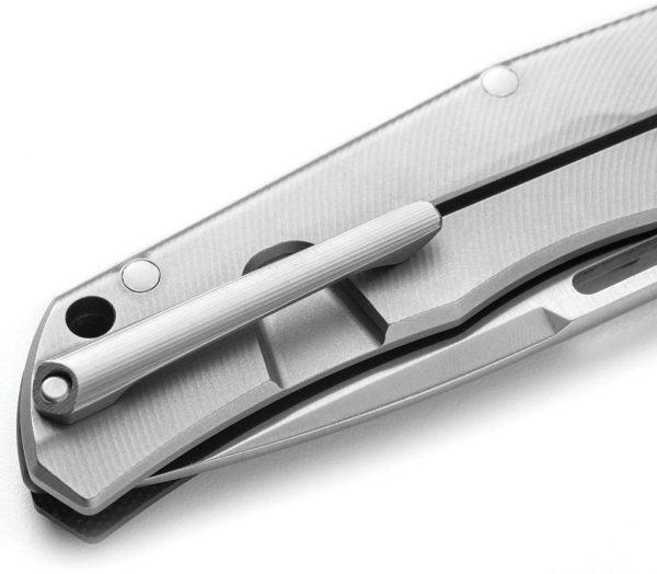 LionSTEEL Q4TTRO Framelock Folding Knife CPM MagnaCut Carbon Fiber