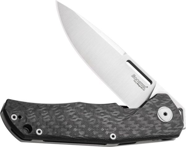 LionSTEEL Q4TTRO Framelock Folding Knife CPM MagnaCut Carbon Fiber