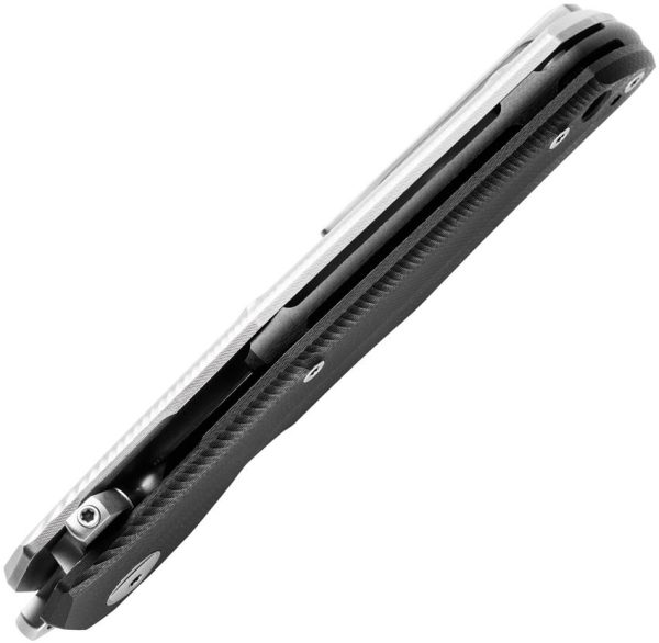 LionSTEEL Q4TTRO Framelock Folding Knife CPM MagnaCut Black G10