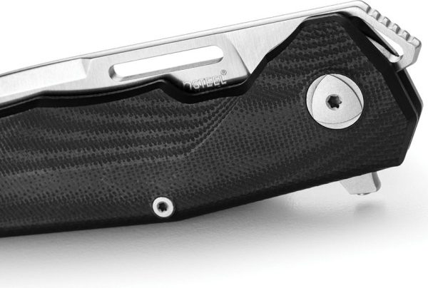 LionSTEEL Q4TTRO Framelock Folding Knife CPM MagnaCut Black G10
