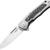 LionSTEEL Q4TTRO Gray Ti CPM MagnaCut Folding Knife Framelock
