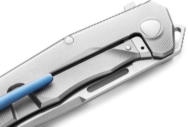 LionSTEEL Q4TTRO Gray Ti CPM MagnaCut Folding Knife Framelock