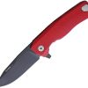 LionSTEEL ROK Framelock Red M390 Folding Knife Italy