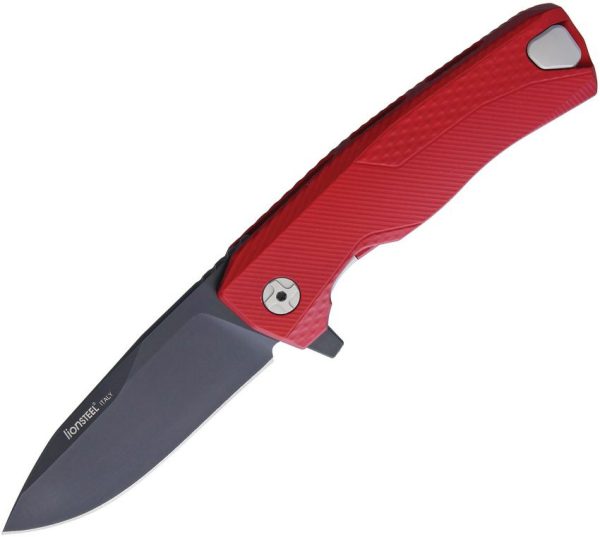 LionSTEEL ROK Framelock Red M390 Folding Knife Italy