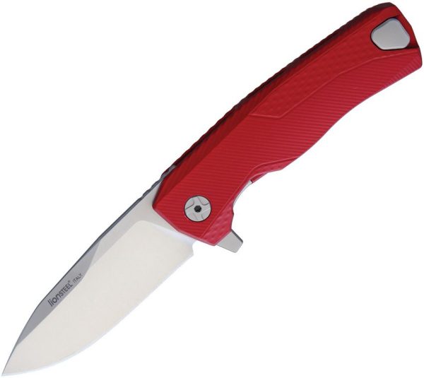 LionSTEEL ROK Framelock Red M390 Folding Knife Italy
