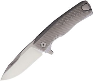 LionSTEEL ROK Titanium Framelock Gray M390