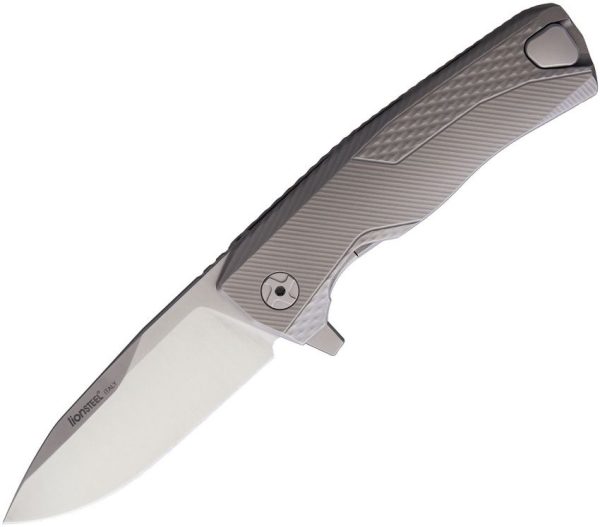 LionSTEEL ROK Titanium Framelock Gray M390