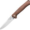 LionSTEEL Skinny Framelock CPM MagnaCut Folding Knife Earth