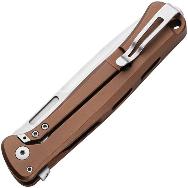 LionSTEEL Skinny Framelock CPM MagnaCut Folding Knife Earth