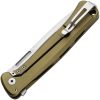 LionSTEEL Skinny Framelock Green Aluminum CPM MagnaCut Folding Knife