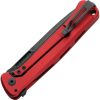 LionSTEEL Skinny Framelock Red Aluminum CPM MagnaCut Folding Knife