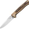 LionSTEEL Skinny Framelock CPM MagnaCut Folding Knife Bronze Ti