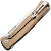 LionSTEEL Skinny Framelock CPM MagnaCut Folding Knife Bronze Ti