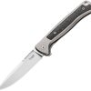 Lionsteel Skinny Framelock Gray Ti CPM MagnaCut Folding Knife