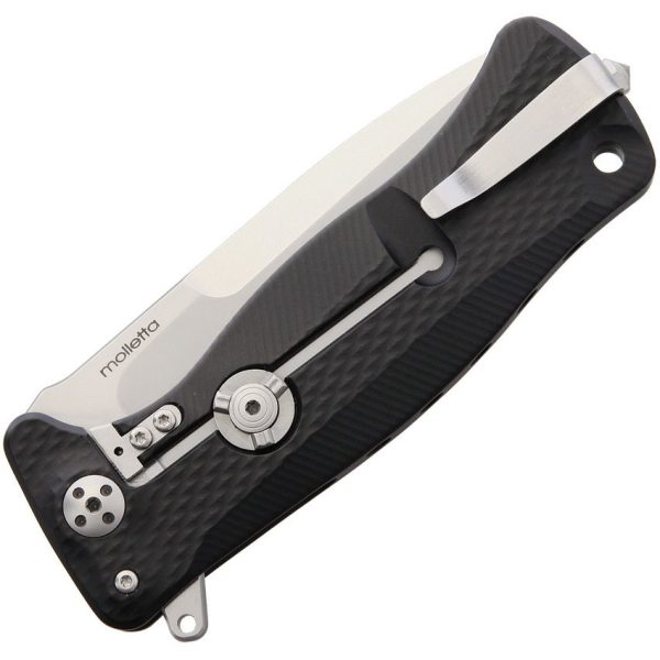LionSTEEL SR11 Framelock Folding Knife Sleipner Steel Satin