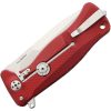 LionSTEEL SR11 Framelock Red Aluminum Sleipner