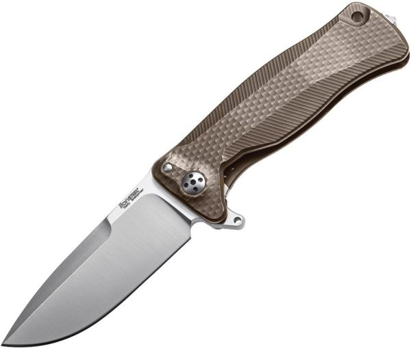 LionSTEEL SR11 Framelock Folding Knife Titanium Sleipner Steel