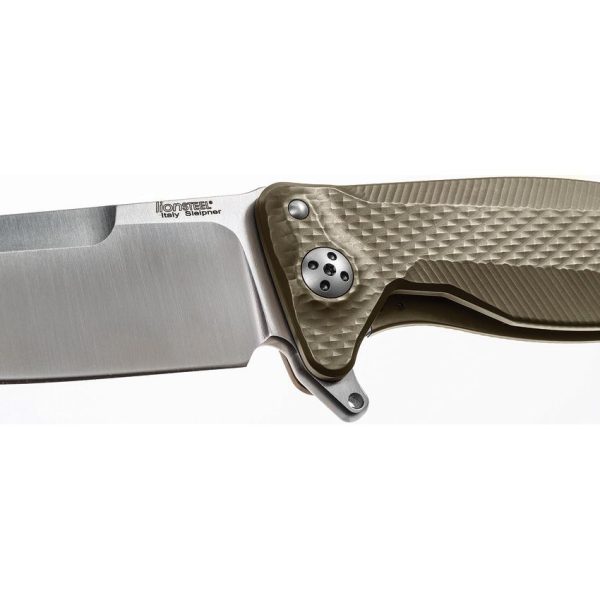 LionSTEEL SR11 Framelock Folding Knife Titanium Sleipner Steel