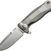 LionSTEEL SR11 Framelock Folding Knife Titanium Sleipner Steel