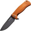 LionSTEEL SR22 Framelock Orange Sleipner