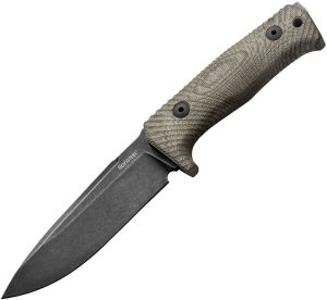 LionSTEEL T5 Fixed Blade Niolox Steel Green Micarta Knife