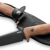 LionSTEEL T5 Fixed Blade Niolox Steel Canvas Micarta Knife