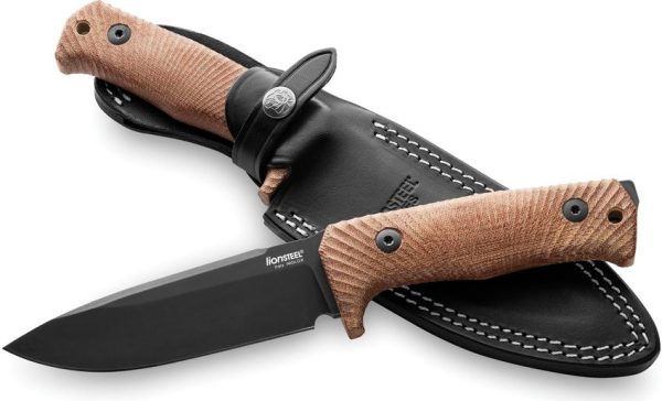 LionSTEEL T5 Fixed Blade Niolox Steel Canvas Micarta Knife