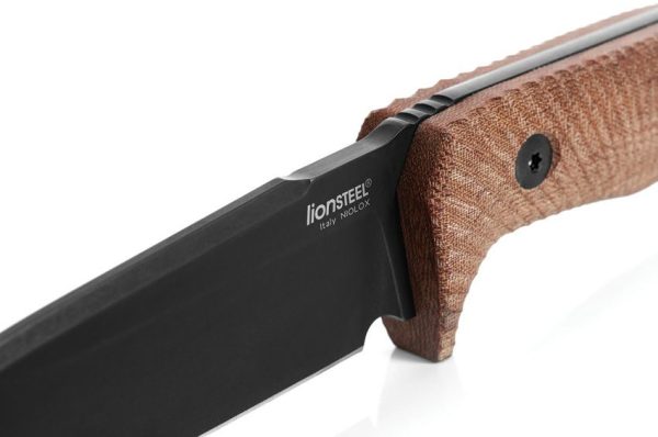 LionSTEEL T5 Fixed Blade Niolox Steel Canvas Micarta Knife