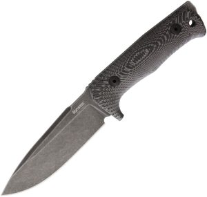 LionSTEEL T5 Fixed Blade Niolox Black Micarta Knife Italy