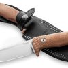 LionSTEEL T5 Fixed Blade Niolox Steel Canvas Micarta Knife