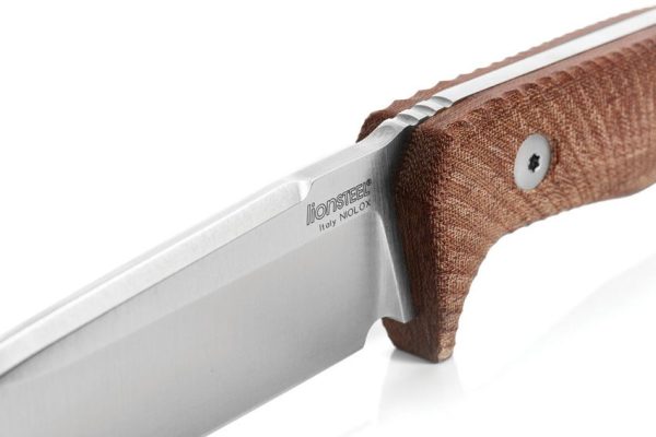 LionSTEEL T5 Fixed Blade Niolox Steel Canvas Micarta Knife