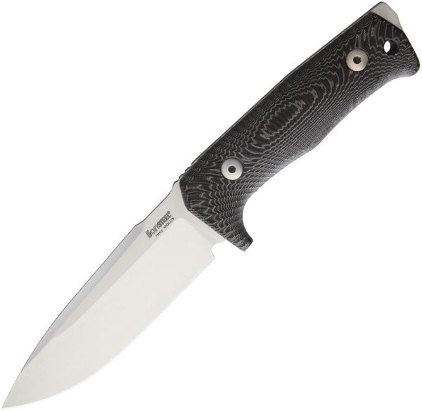 LionSTEEL T5 Fixed Blade 5" Niolox Satin Drop Point Knife