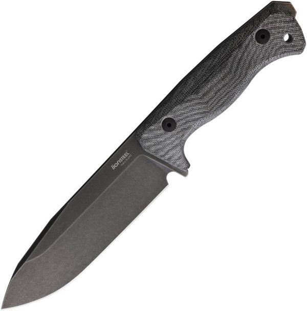 LionSTEEL T6 Fixed Blade Black CPM 3V Steel Kydex Sheath