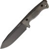 LionSTEEL T6 Fixed Blade CPM 3V Green Canvas Micarta Knife