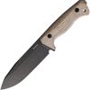 LionSTEEL T6 Fixed Blade CPM 3V Black Micarta Kydex Sheath
