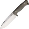LionSTEEL T6 Fixed Blade Green Micarta CPM 3V Steel Knife