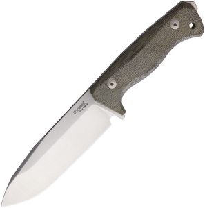 LionSTEEL T6 Fixed Blade Green Micarta CPM 3V Steel Knife