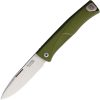 LionSTEEL Thrill Slip Joint Green Aluminum M390 Folding Knife