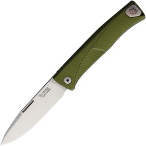 LionSTEEL Thrill Slip Joint Green Aluminum M390 Folding Knife