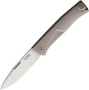 LionSTEEL Thrill Slip Joint Gray Titanium M390 Folding Knife