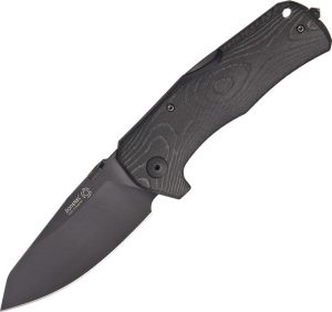LionSTEEL TM1 Micarta Folding Knife Sleipner Steel Lockback