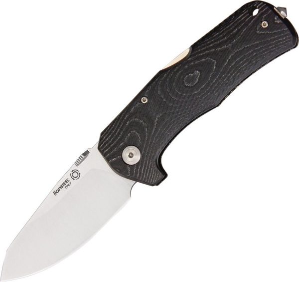 LionSTEEL TM1 Folding Knife Sleipner Steel Micarta Handle